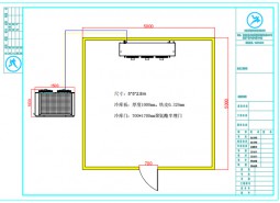 甘肃兰州25平米雪糕冷冻库设计工程案例-万能制冷